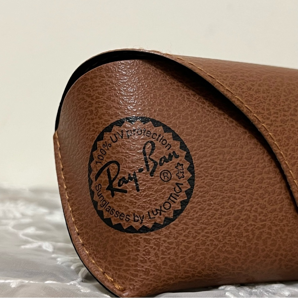 Ray-ban Authentic Aviators Silver Frames Reflective Lens RB 3025 Preppy Luxury - Picture 4 of 16